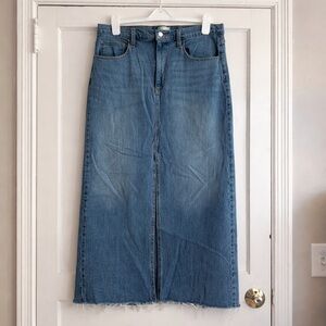 Universal Thread Denim Maxi Skirt – Size 14